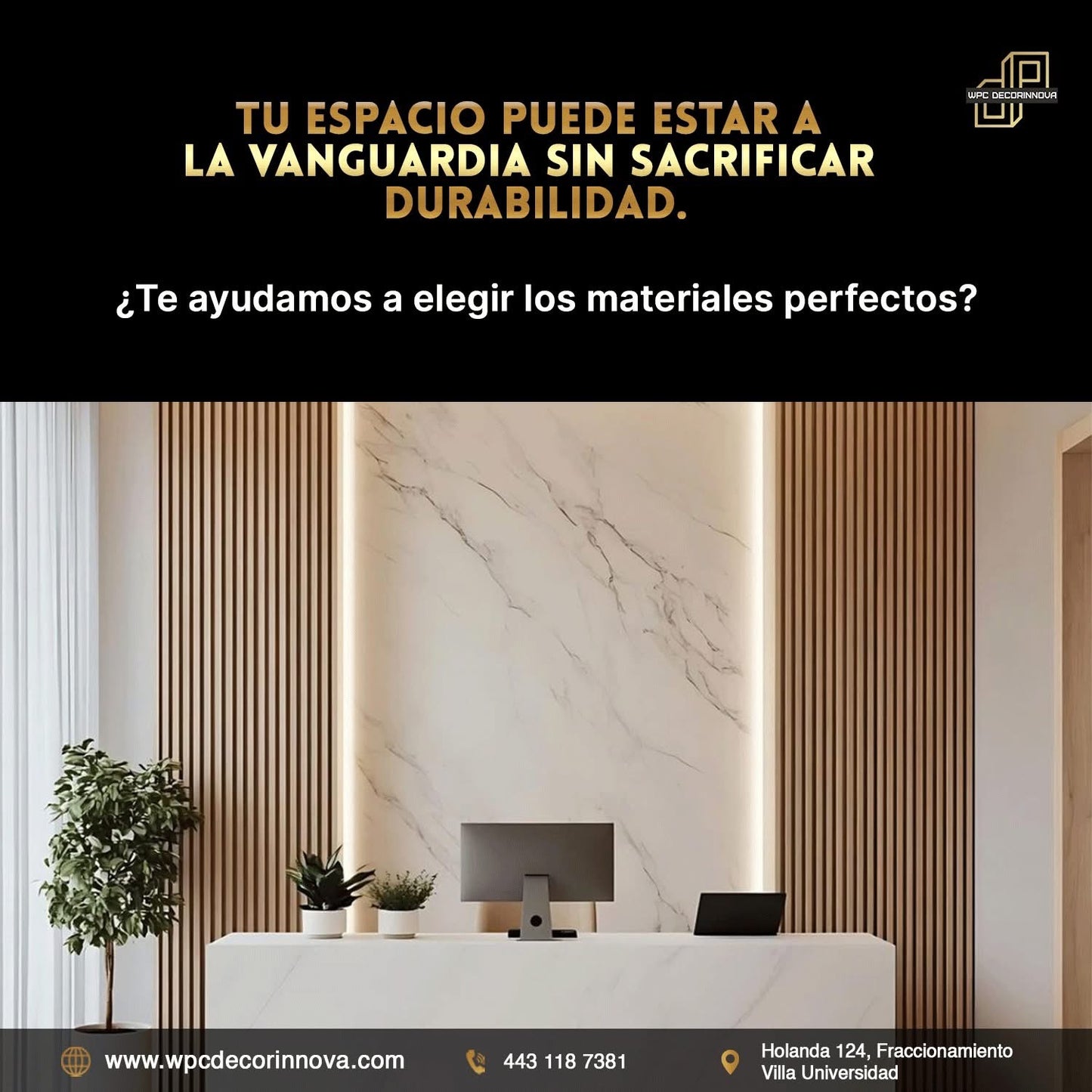 LAMBRIN DE MADERA EN MURO