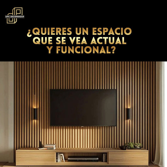 LAMBRIN DE MADERA EN MURO